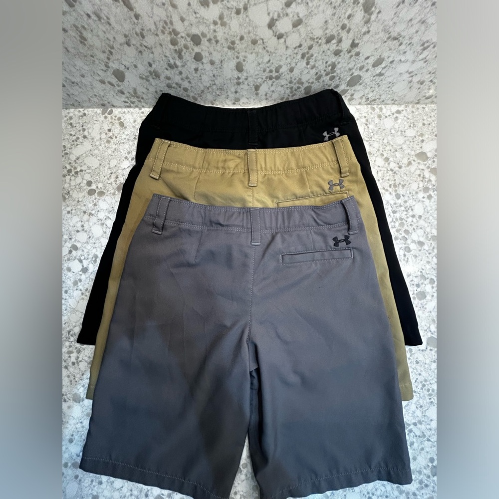 Under Armour boys golf shorts size small - 3 pack